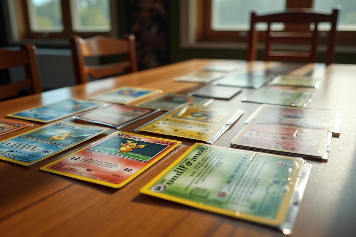 Comparaison de cartes Pikachu ex Étincelles Déferlantes en bon et mauvais état montrant les erreurs de conservation affectant la valeur